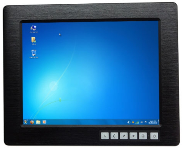 12 inch lcd industrial panel touch screen monitor 1024x768