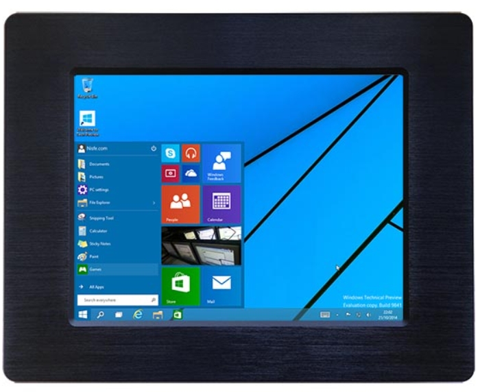 12.1 inch all-in-one industrial panel PC with i3 i5 i7 option
